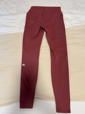 Alo Airbrush Leggings Rosewood Size S
